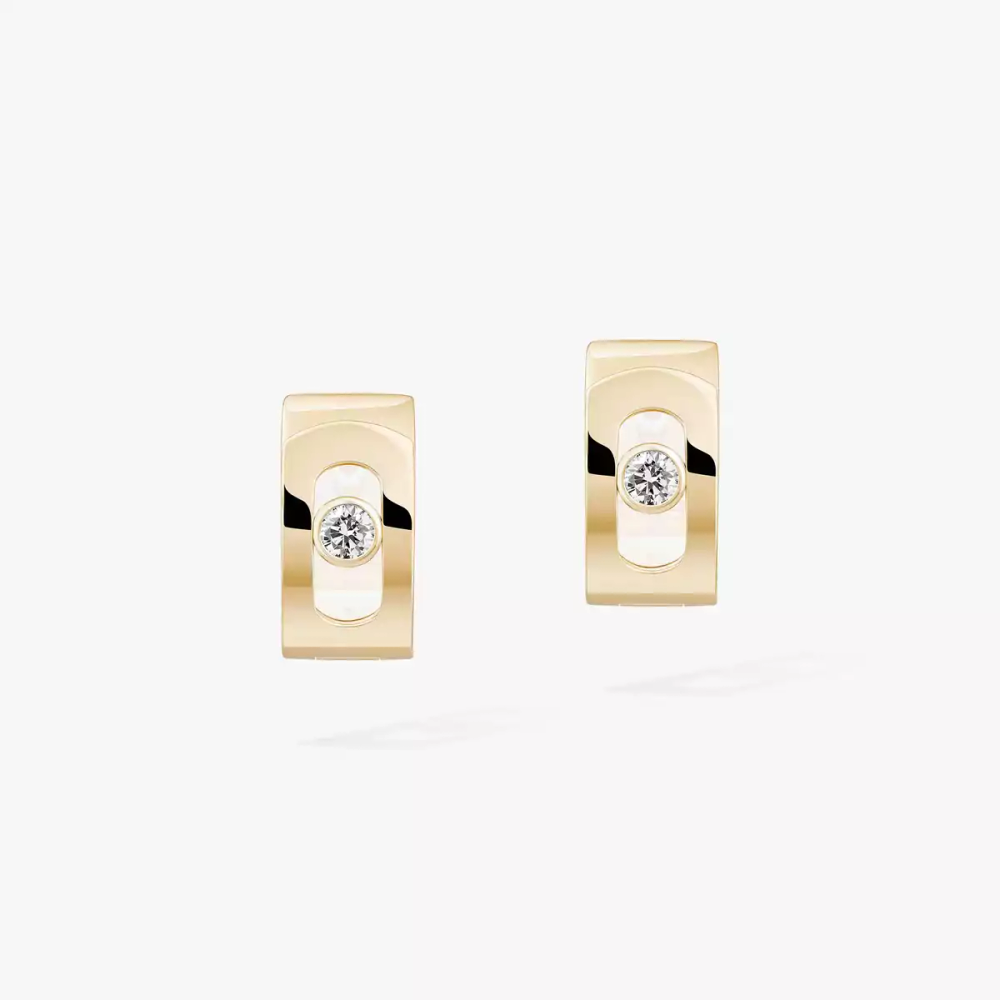 Boucles d'oreilles créoles Move Noa - Bijouterie Aurea｜Morges
