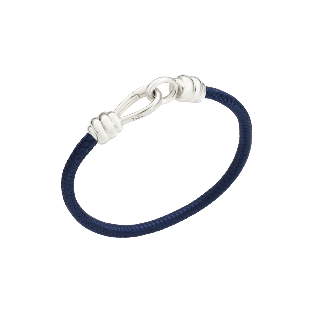 Bracelet Nodo Argent & Cordon