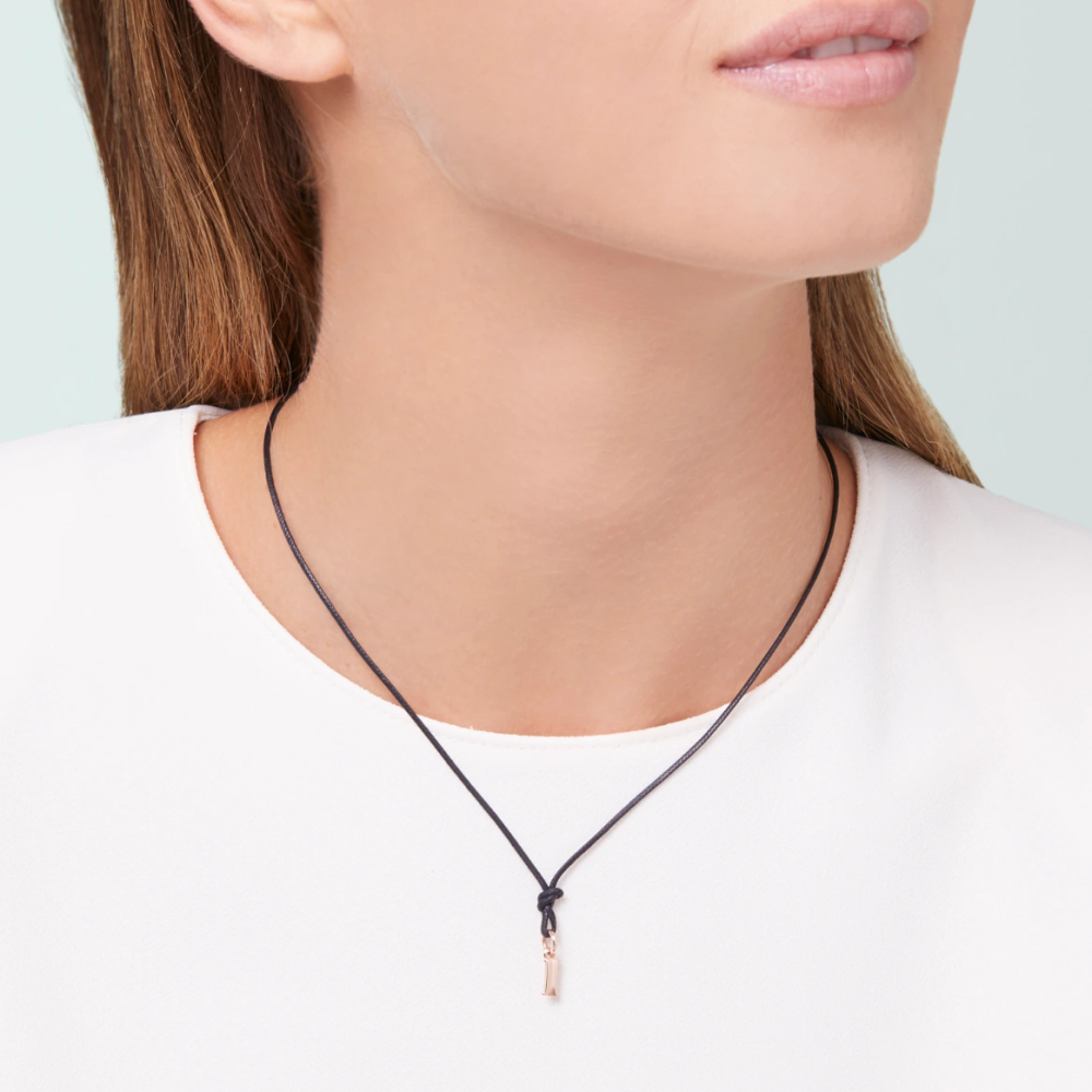Pendentif Lettre I Or Rose - Bijouterie Aurea｜Morges