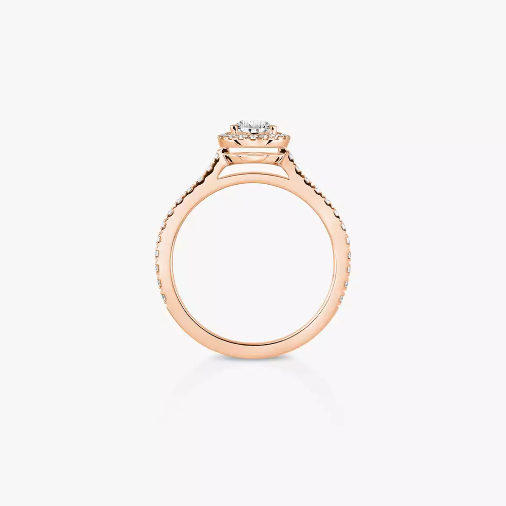 Bague solitaire Joy taille poire, moyen modèle