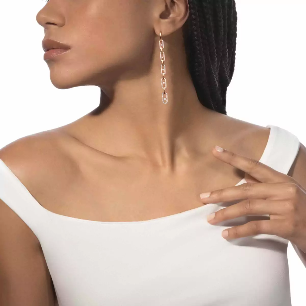Boucles d'oreilles pendantes Move Link