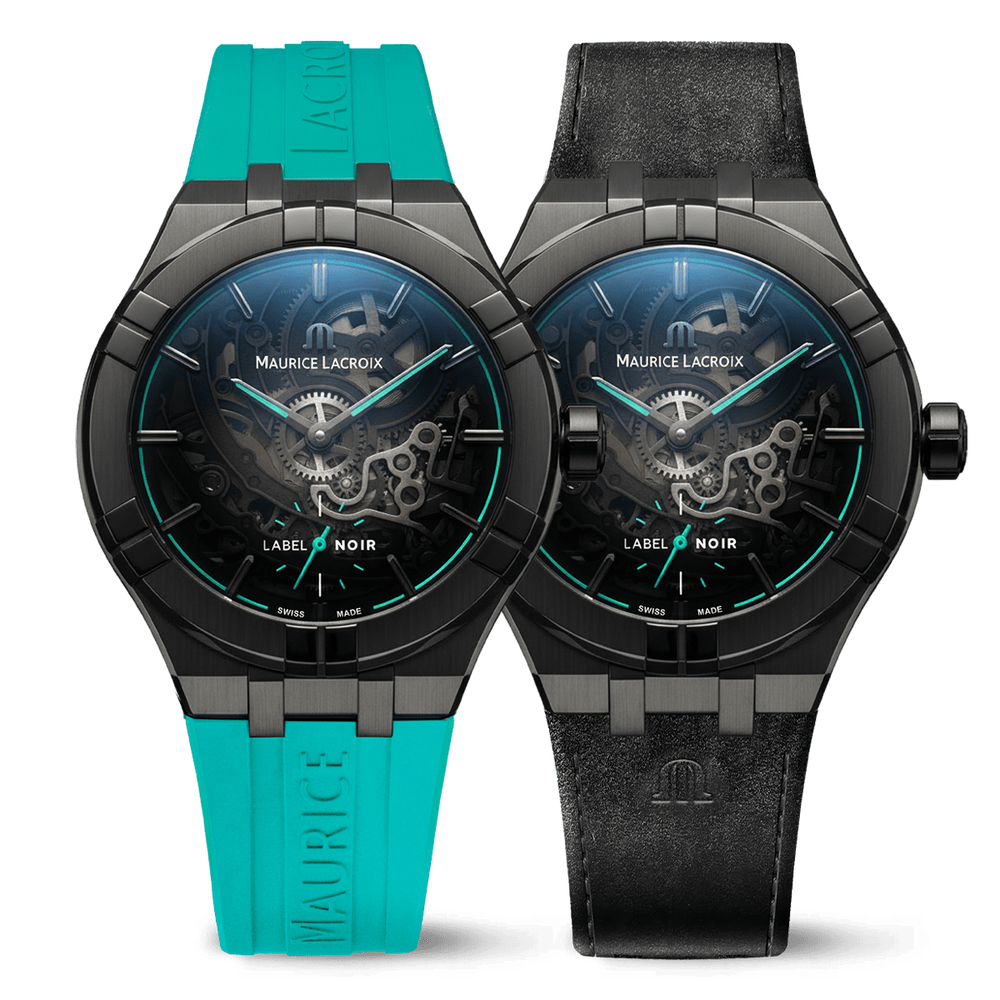 Aikon Automatic Skeleton 45mm Label Noir