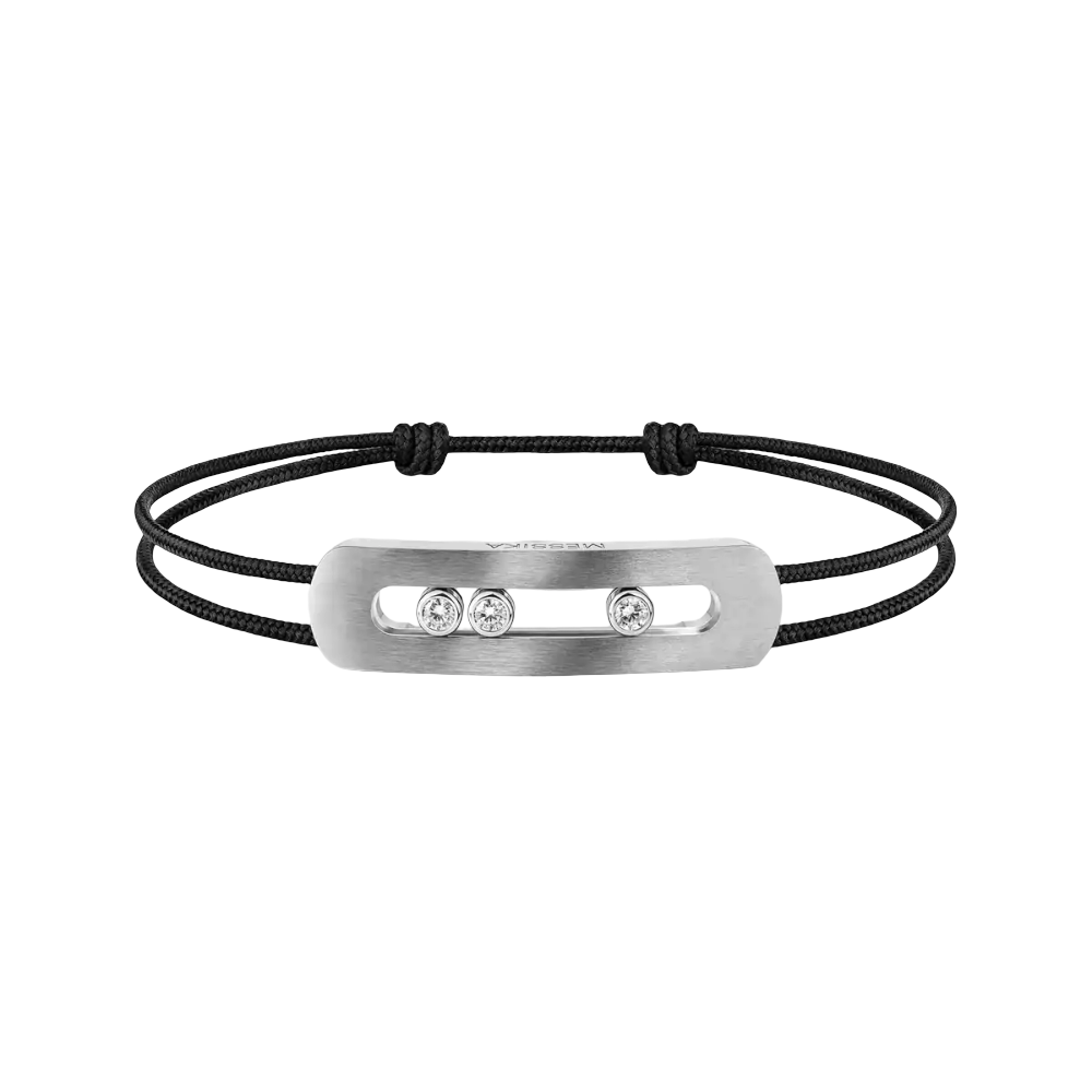 Bracelet cordon Move Titanium, grand modèle
