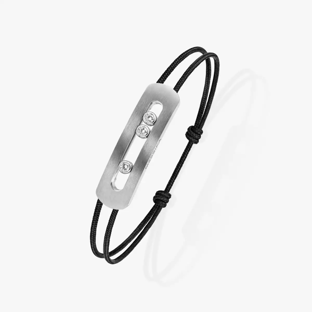 Bracelet cordon Move Titanium, grand modèle