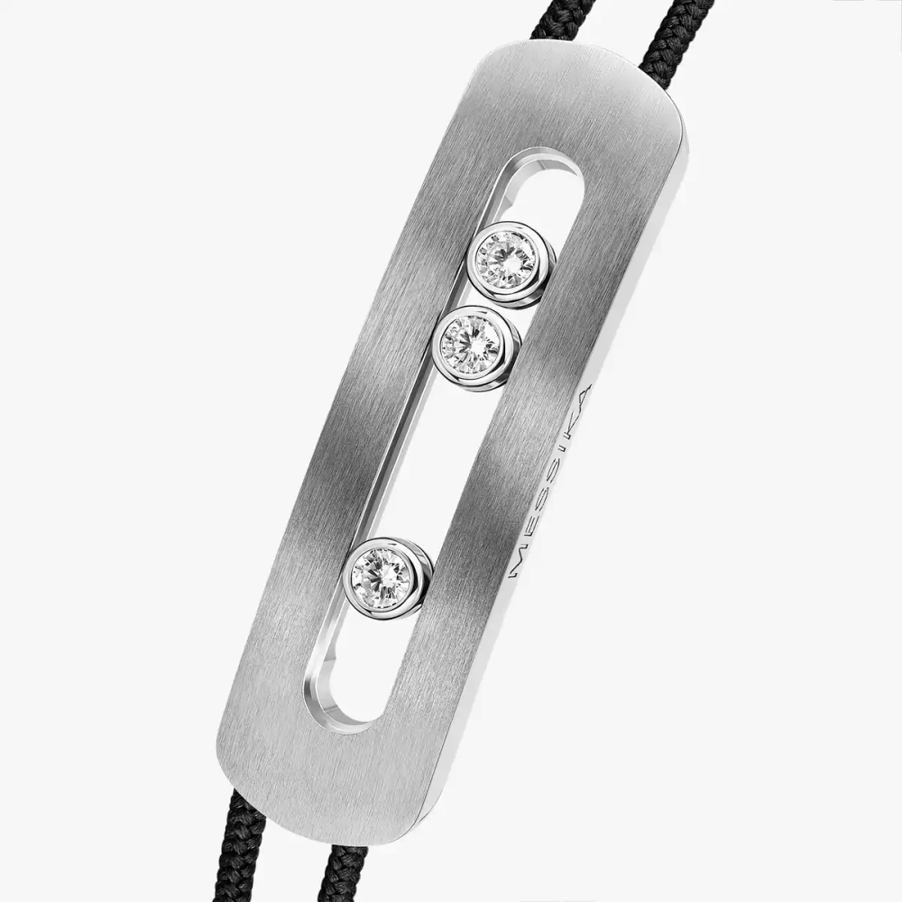 Bracelet cordon Move Titanium, grand modèle