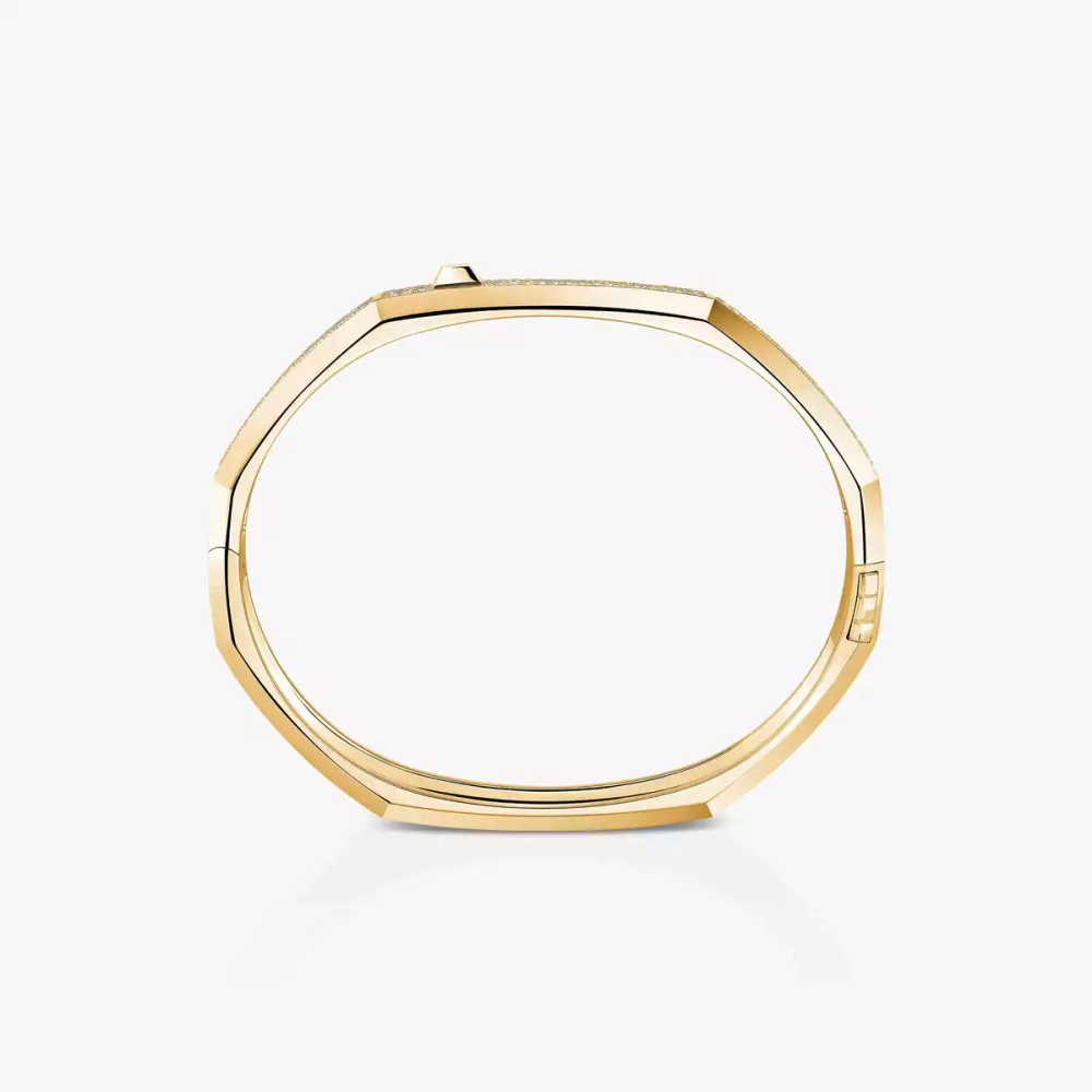 Bracelet Moderniste pavé, grand modèle