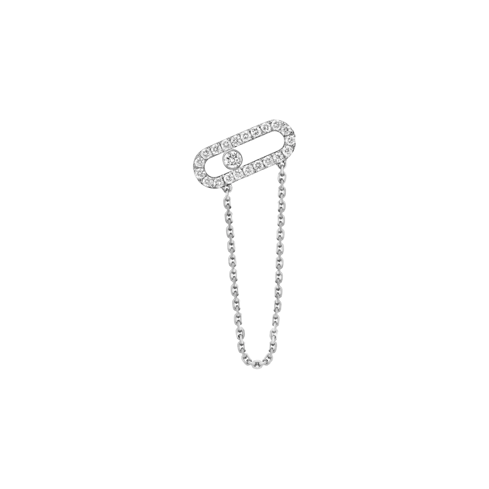 Mono boucle d'oreille chaîne Move Uno
