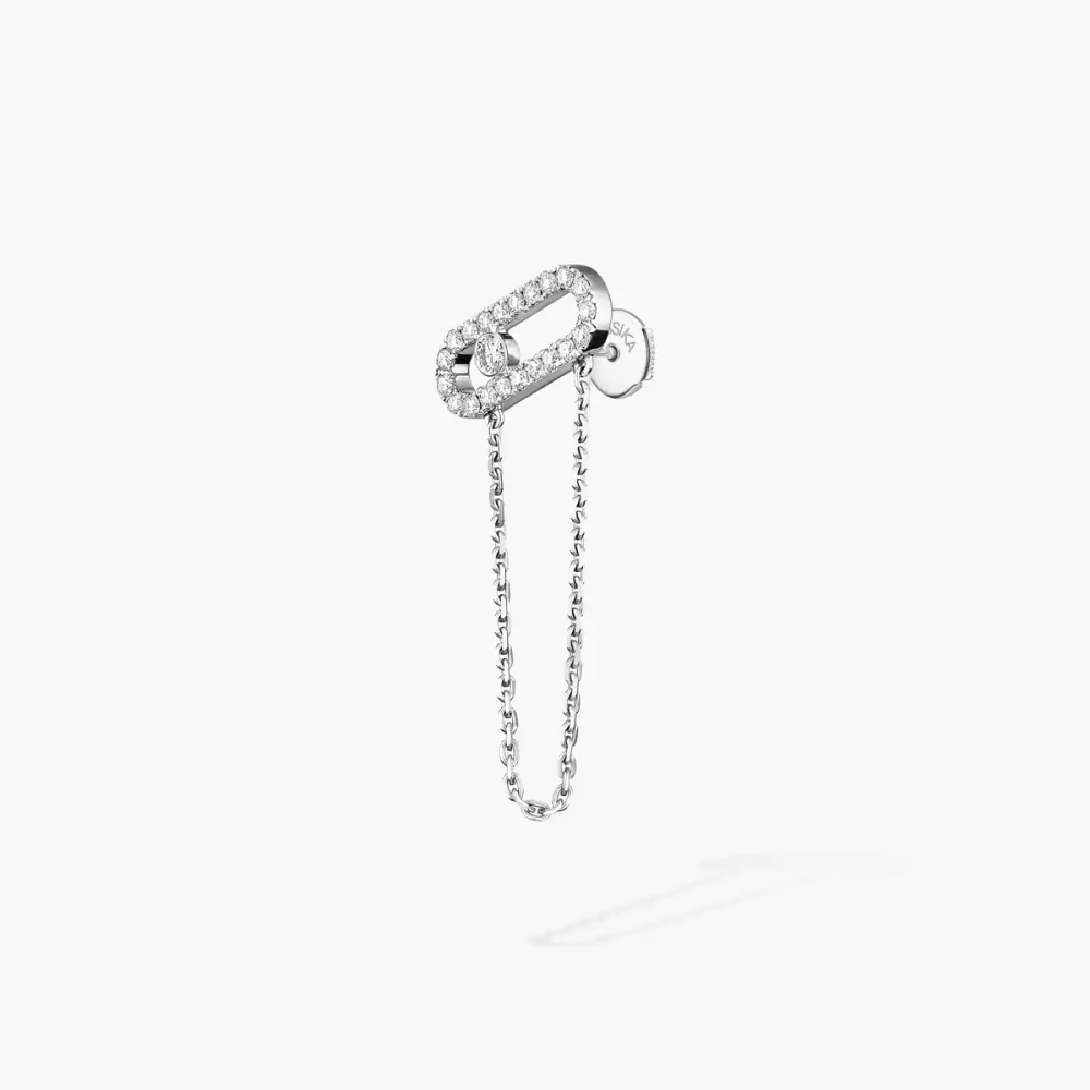 Mono boucle d'oreille chaîne Move Uno