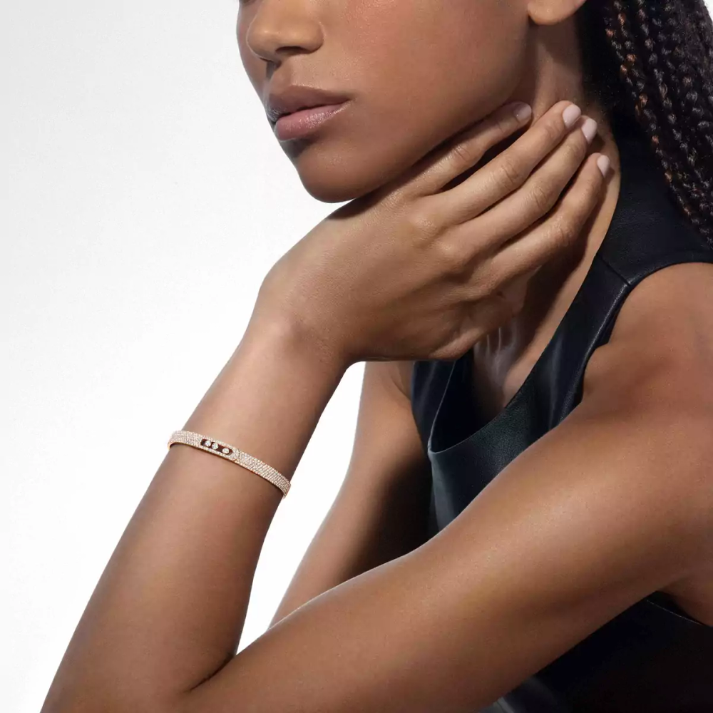 Bracelet Move Noa pavé, moyen modèle