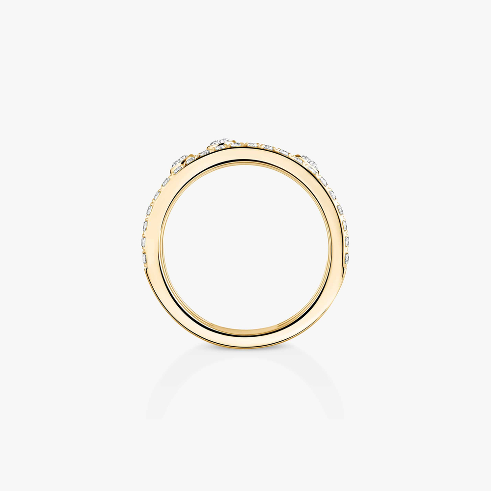 Bague Move Romane pavée, grand modèle