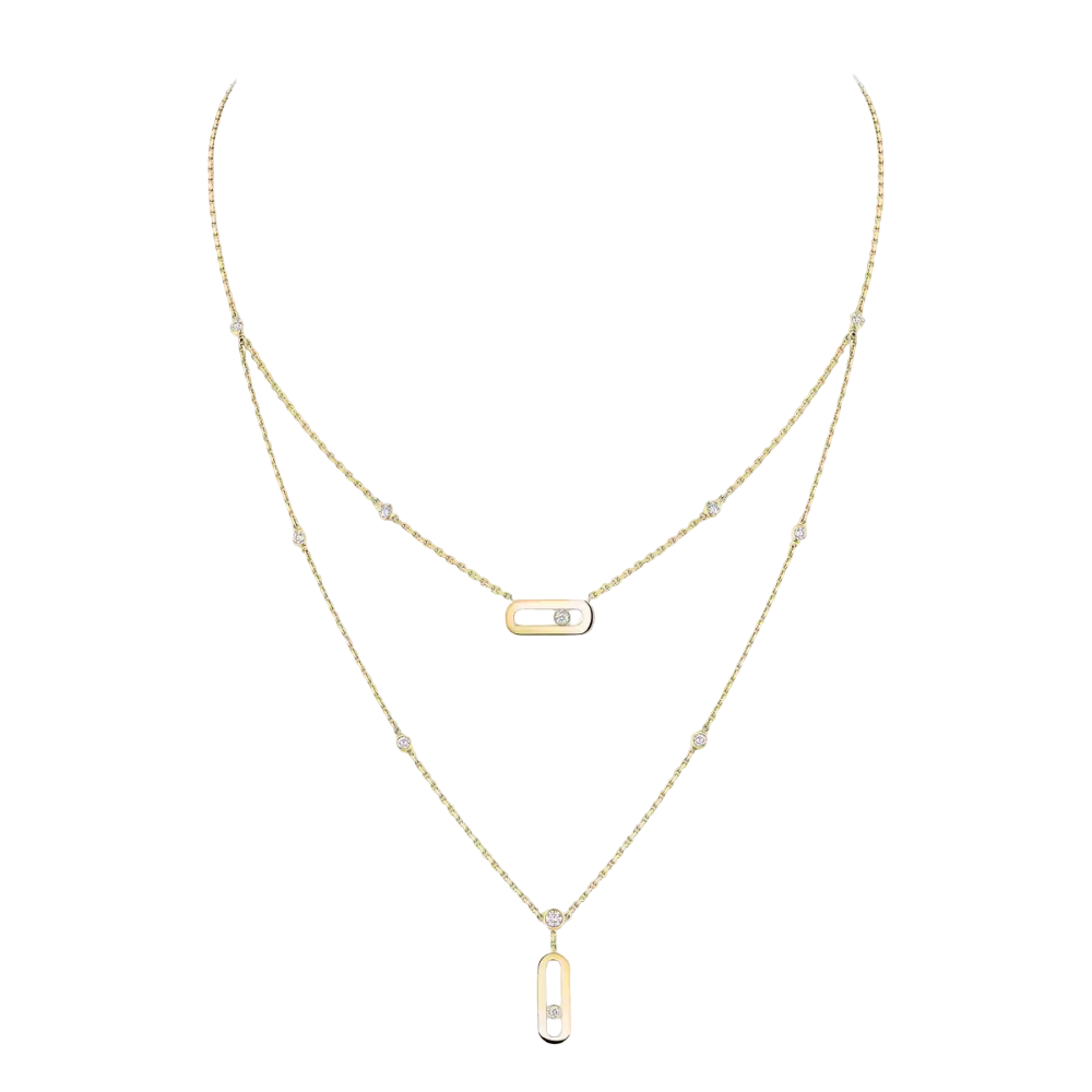 Collier deux rangs Move Uno