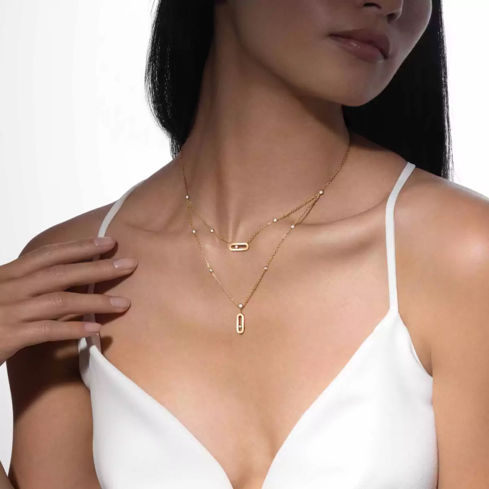 Collier deux rangs Move Uno
