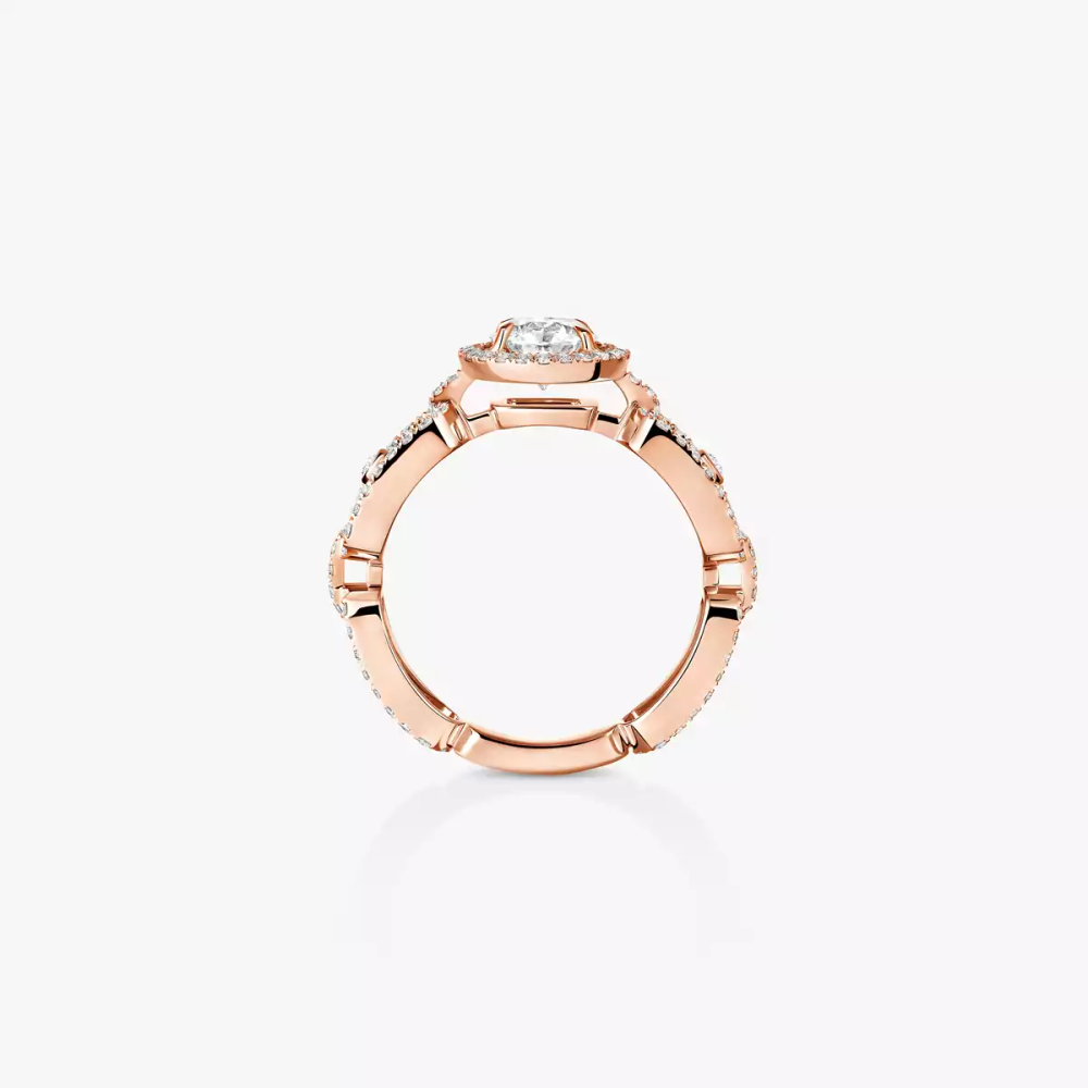 Bague solitaire Move Link, grand modèle