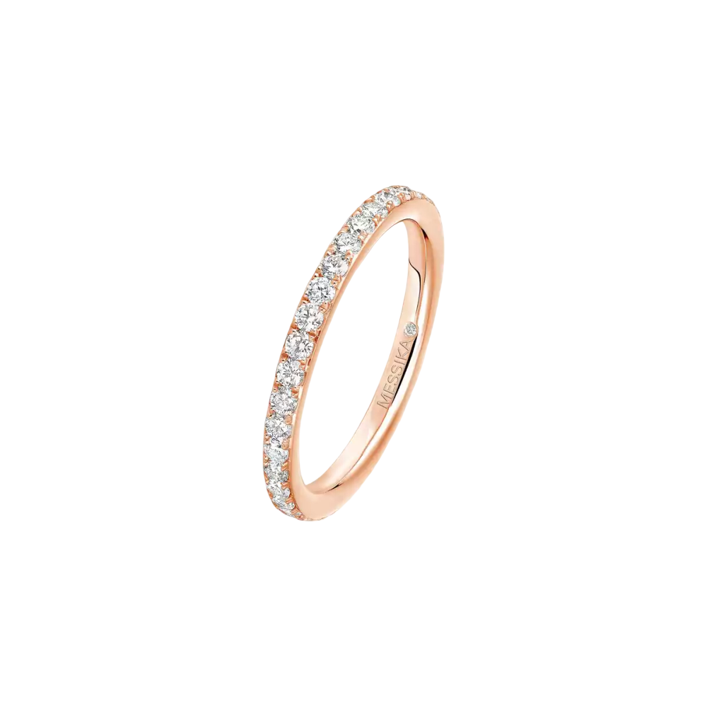 Alliance Gatsby Bague Diamant Or Rose