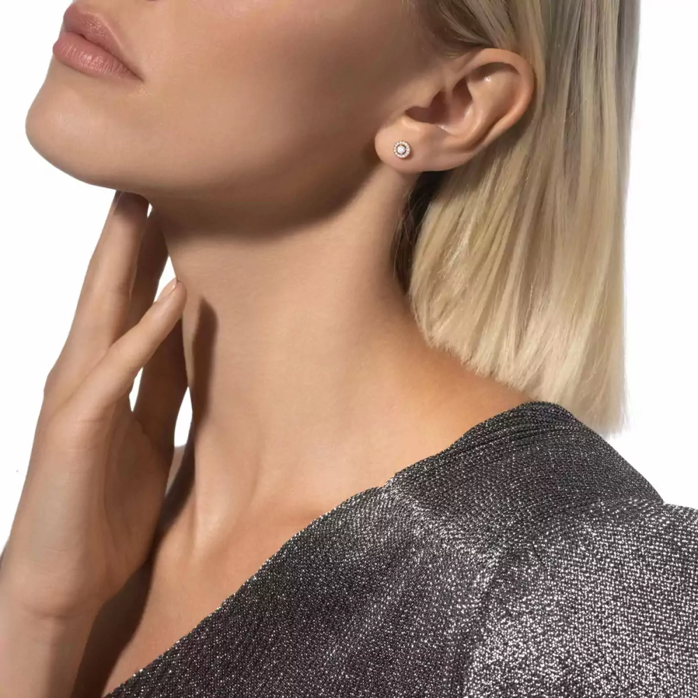 Boucles d'oreilles Joy taille brillant, petit modèle