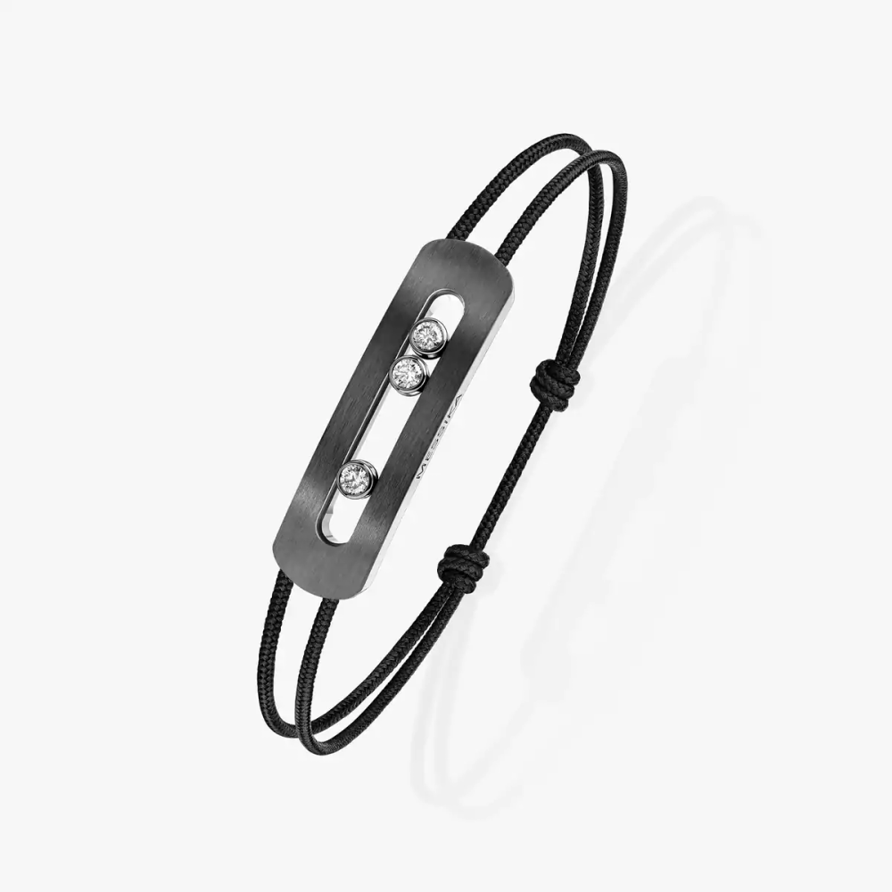 Bracelet cordon Move Titanium anthracite, grand modèle
