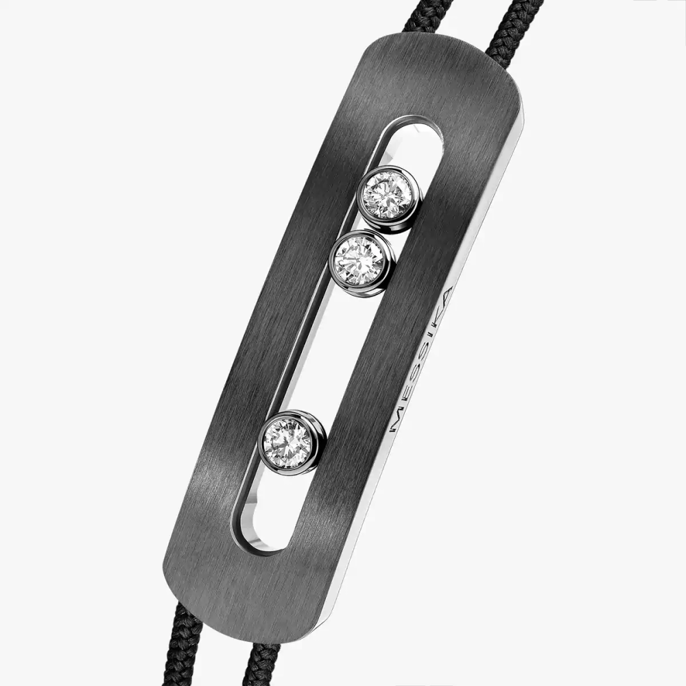 Bracelet cordon Move Titanium anthracite, grand modèle