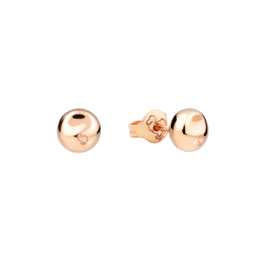 Boucles D'oreille Stud Pepita Or Rose