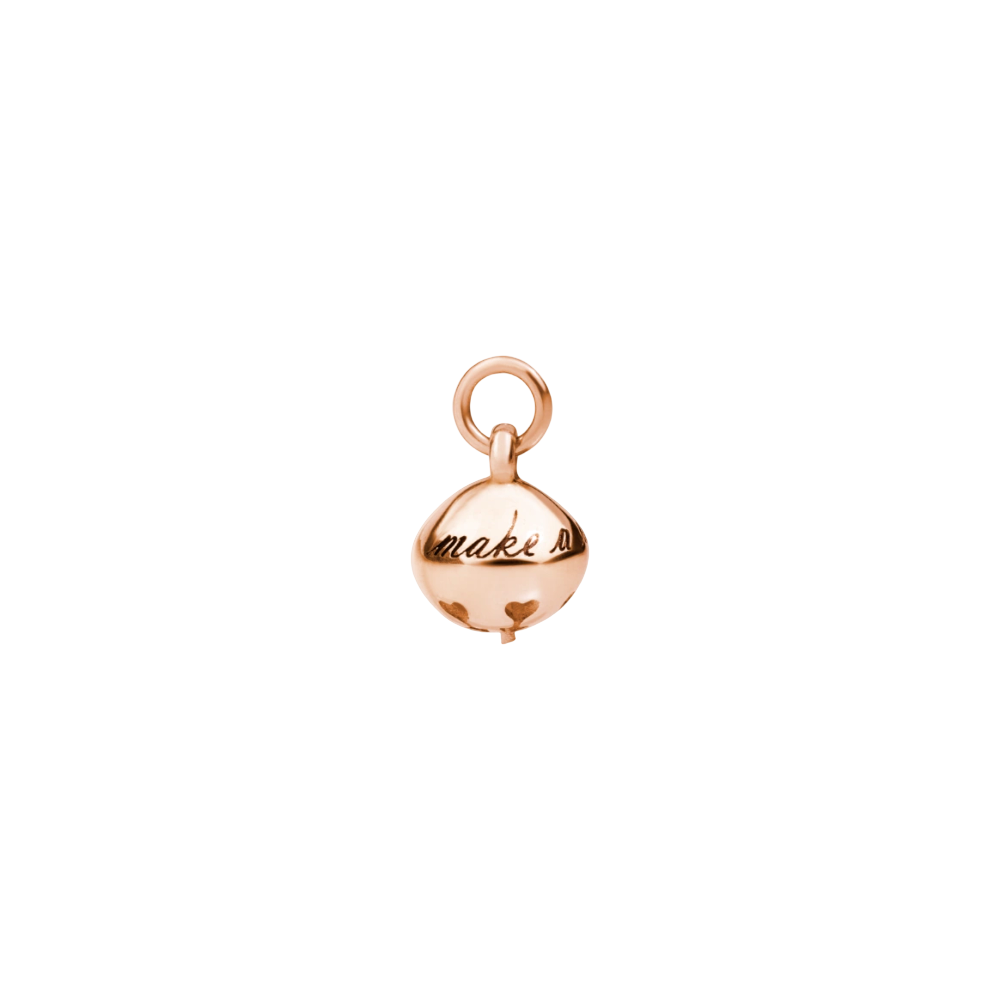 Pendentif Grelot Or Rose - Bijouterie Aurea｜Morges