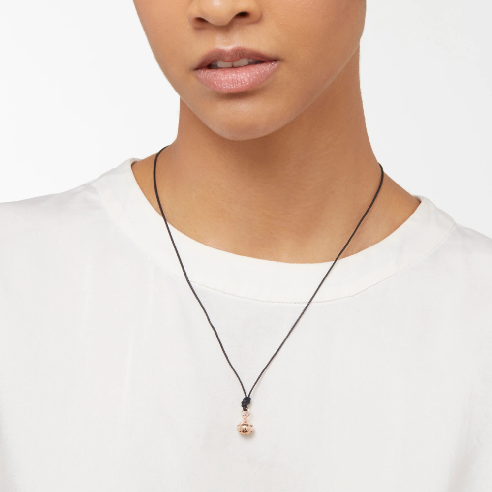 Pendentif Grelot Or Rose