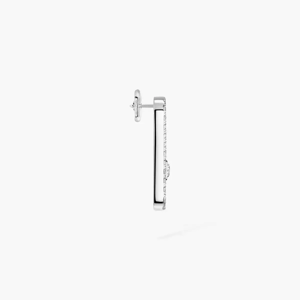 Mono boucle d'oreille droite Move Uno pavée