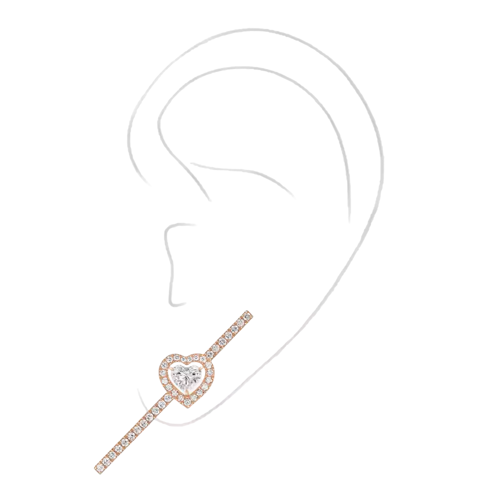Mono boucle d'oreille Joy taille cœur