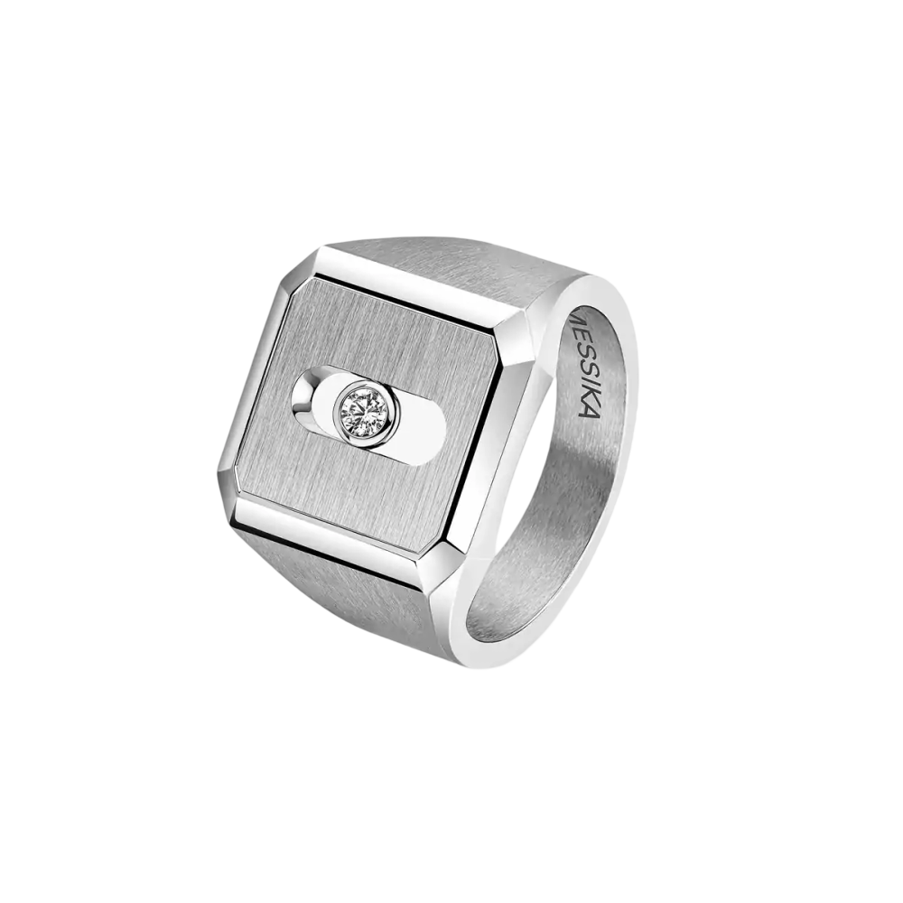 Bague chevalière Move Titanium