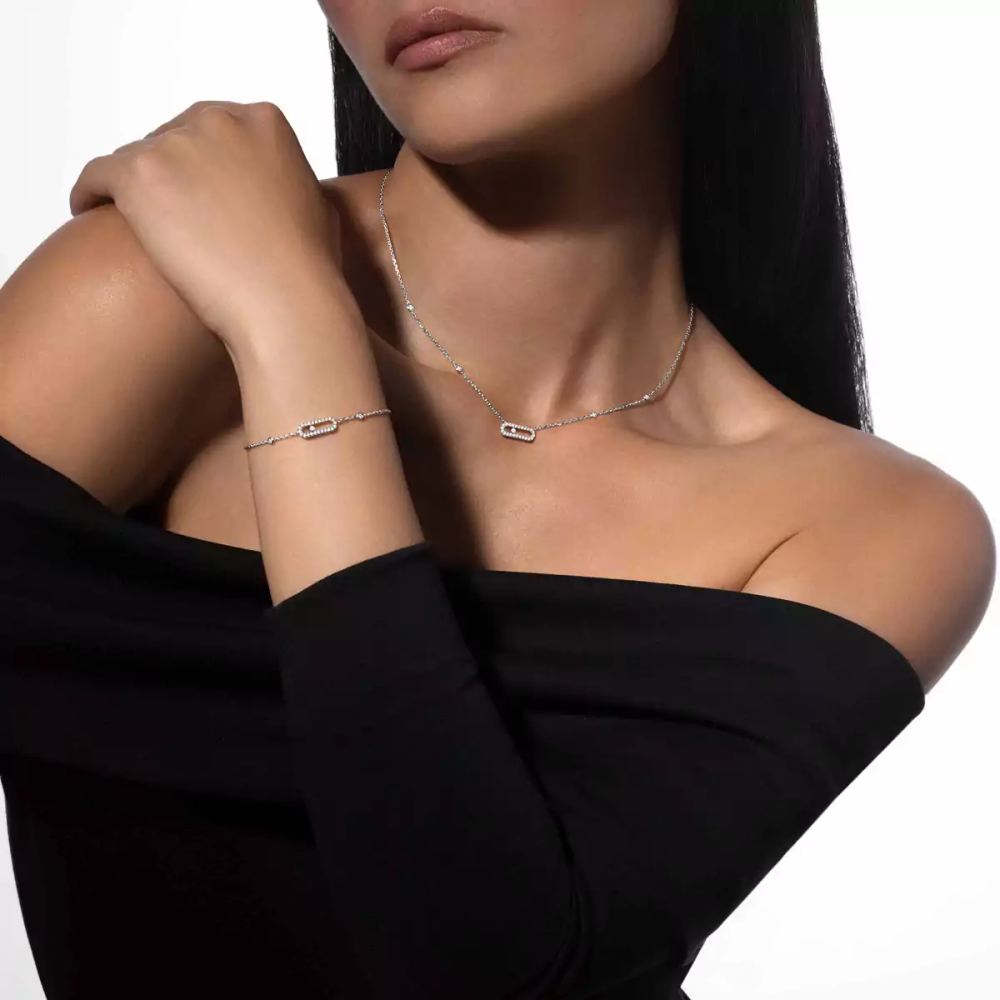 Collier Move Uno pavé