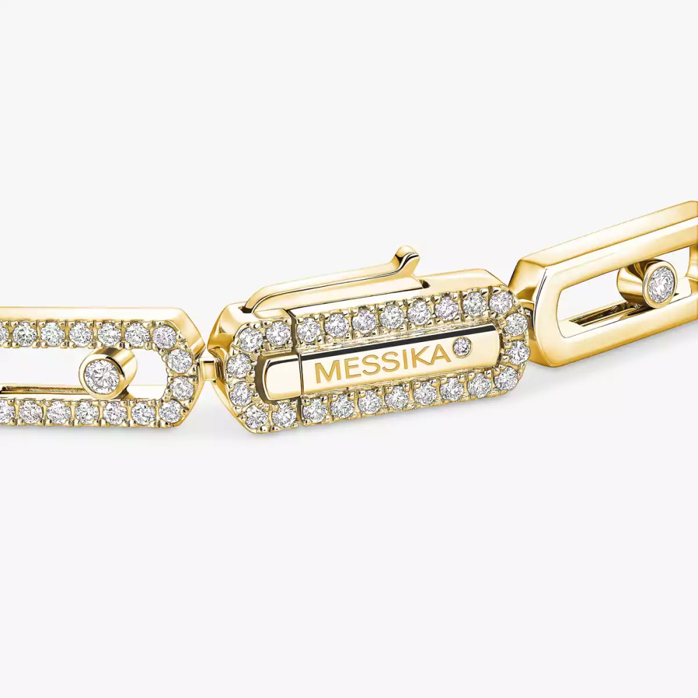 Bracelet Imperial Move semi-pavé, petit modèle
