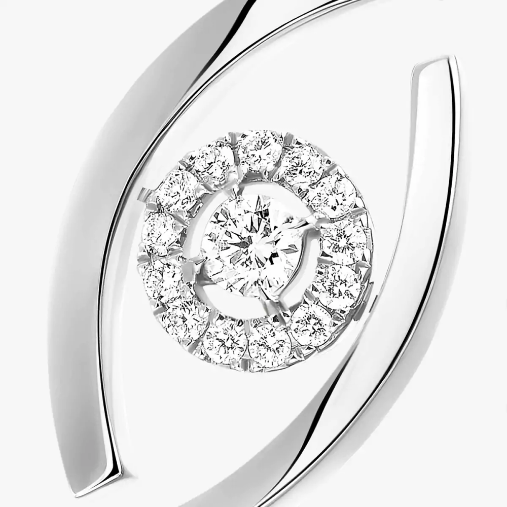 Bague Lucky Eye Bague diamant en or blanc Lucky Eye
