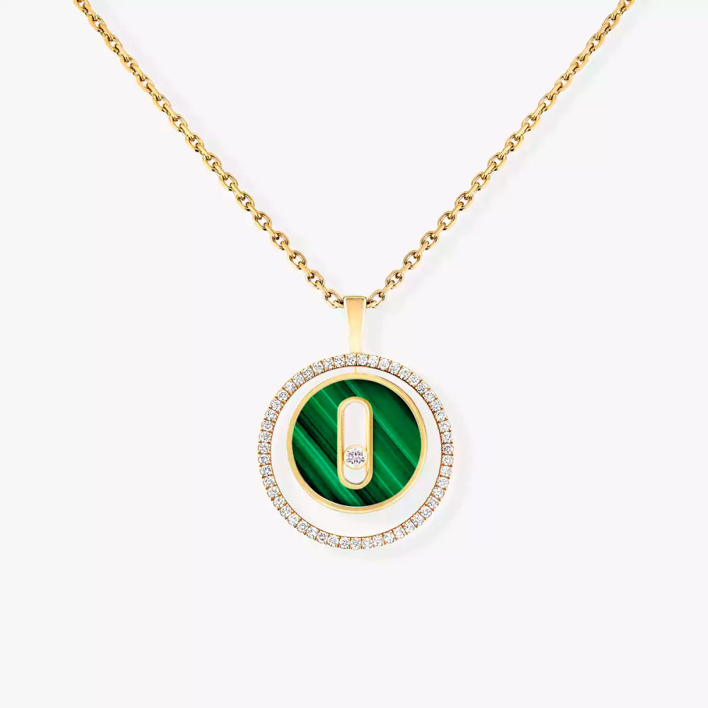 Collier Lucky Move malachite, petit modèle