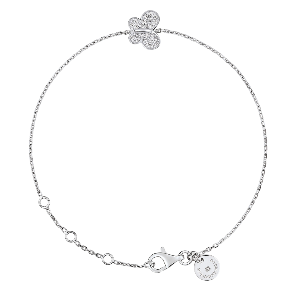 Bracelet, Diamants, Or Blanc