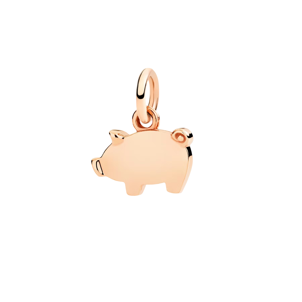 Pendentif Petit Cochon Or Rose - Bijouterie Aurea｜Morges