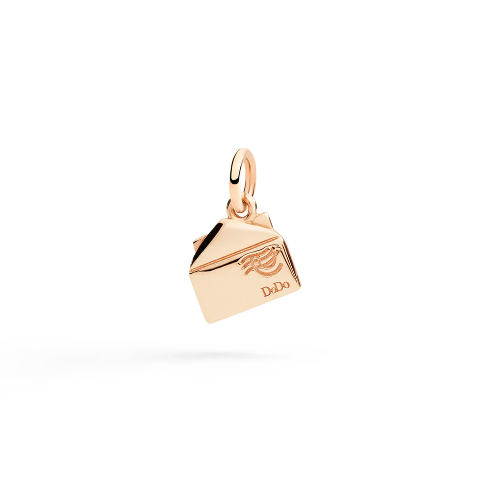 Pendentif Lettre Or Rose Et Diamant