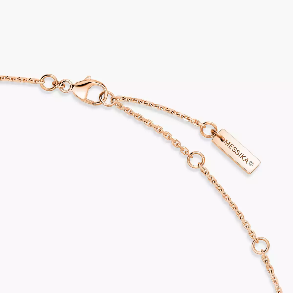 Collier Fiery, grand modèle Collier diamant en or rose Fiery