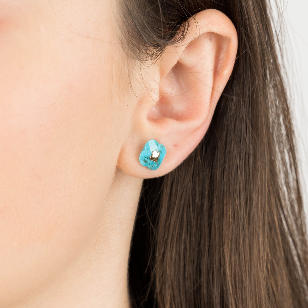 Puces, Turquoise, Or Jaune