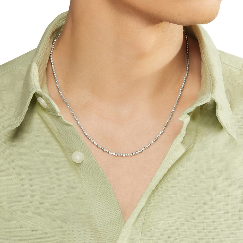 Collier Mini Granelli Argent