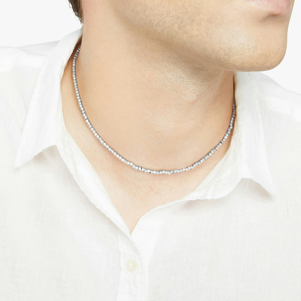 Collier Mini Granelli Argent