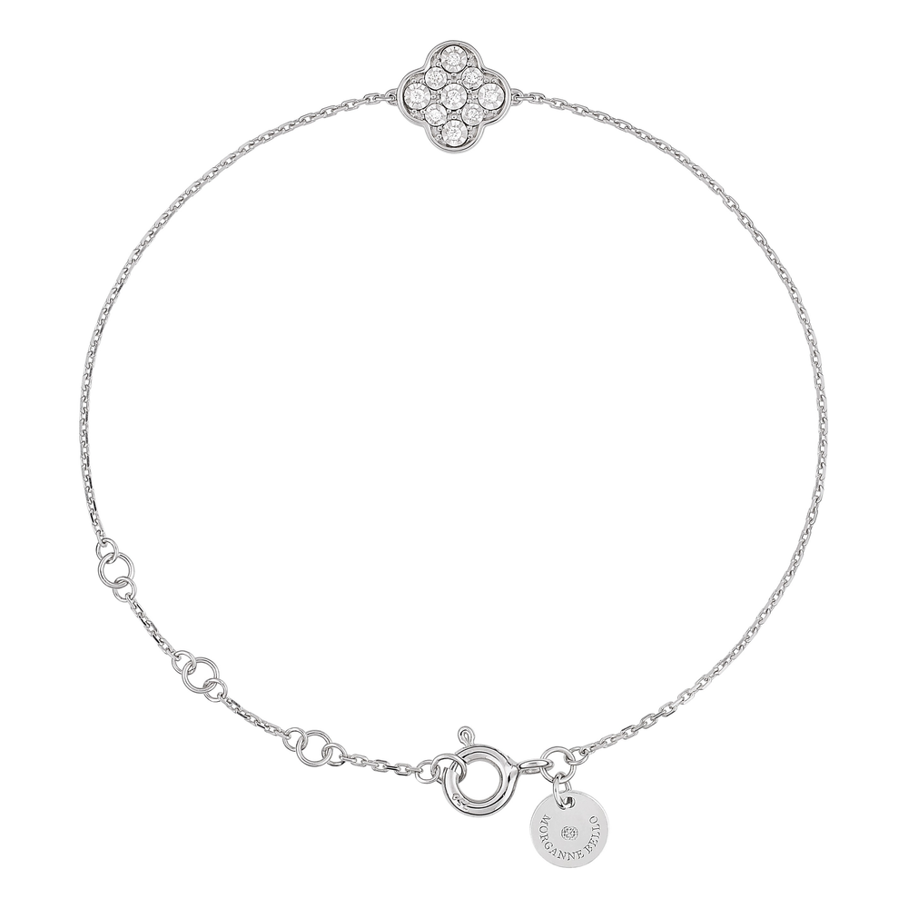 Bracelet, Diamants, Or Blanc