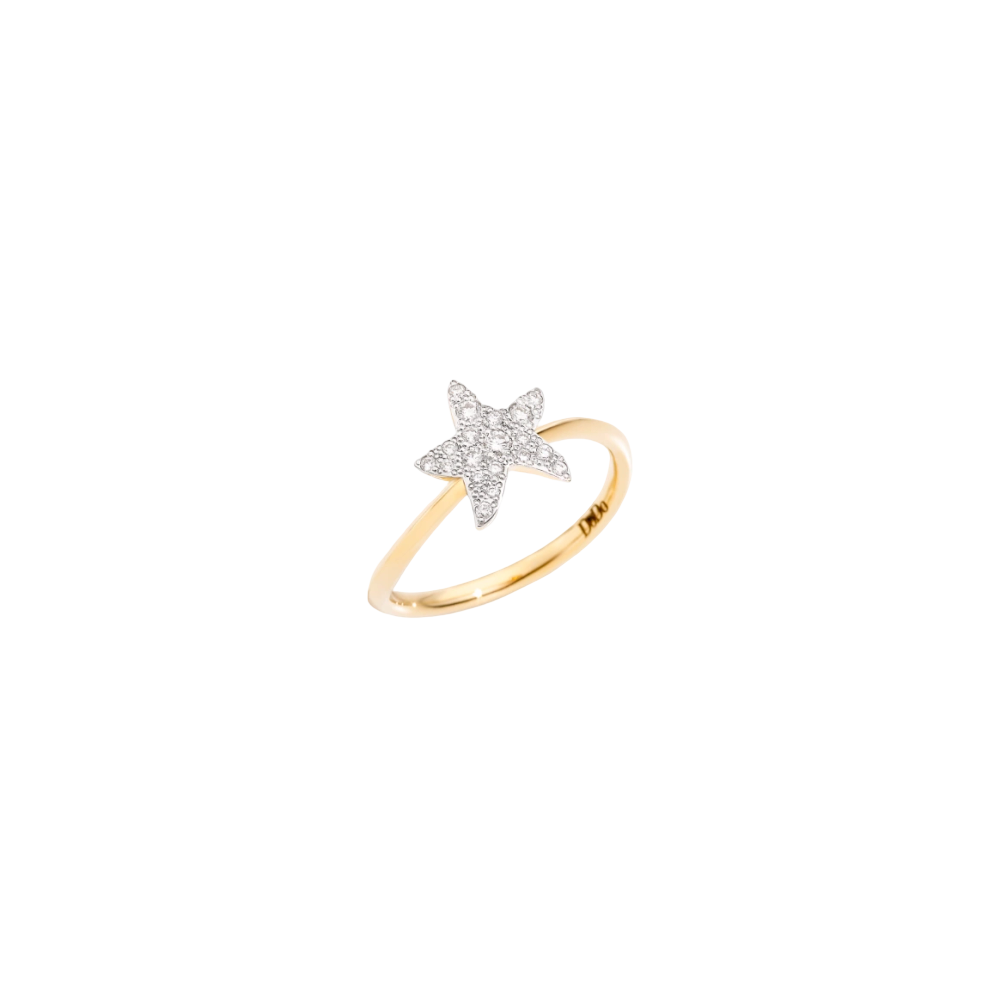 Bague Stellina Or Jaune & Diamants Blancs