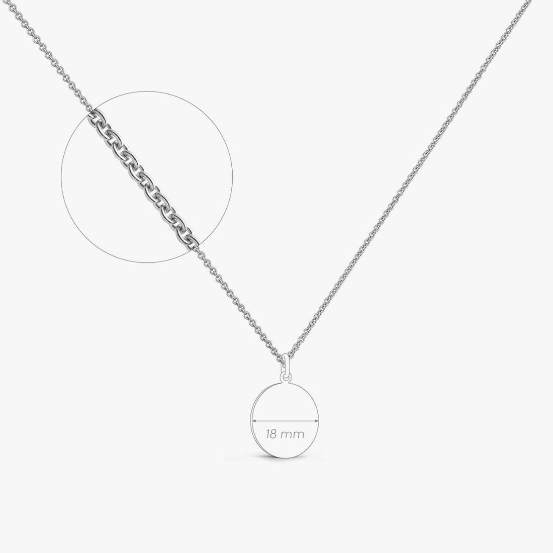 Chaîne Forçat Ronde Argent