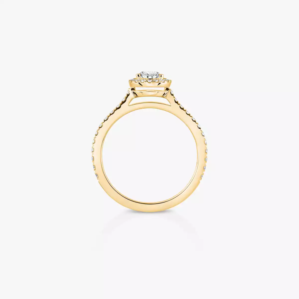Bague solitaire Joy taille poire, moyen modèle