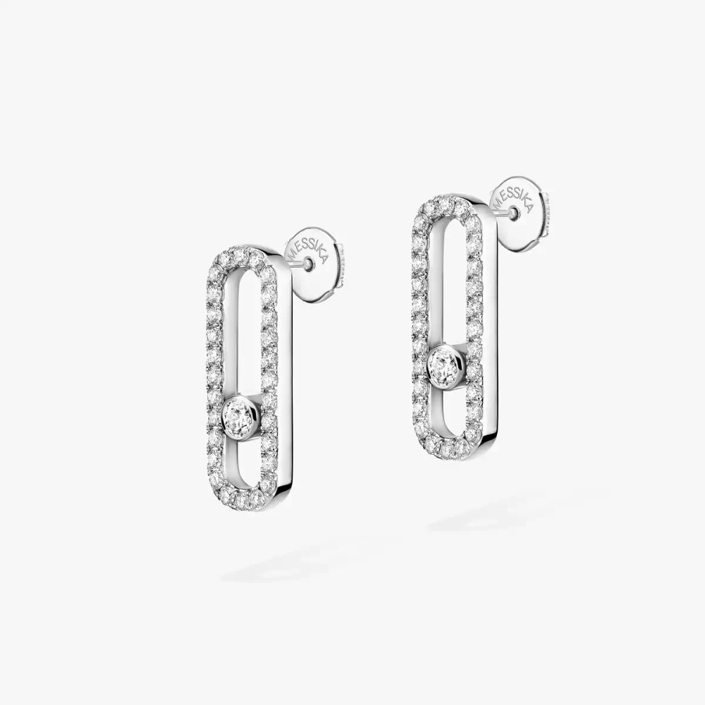 Boucles d'oreilles Move Uno pavées