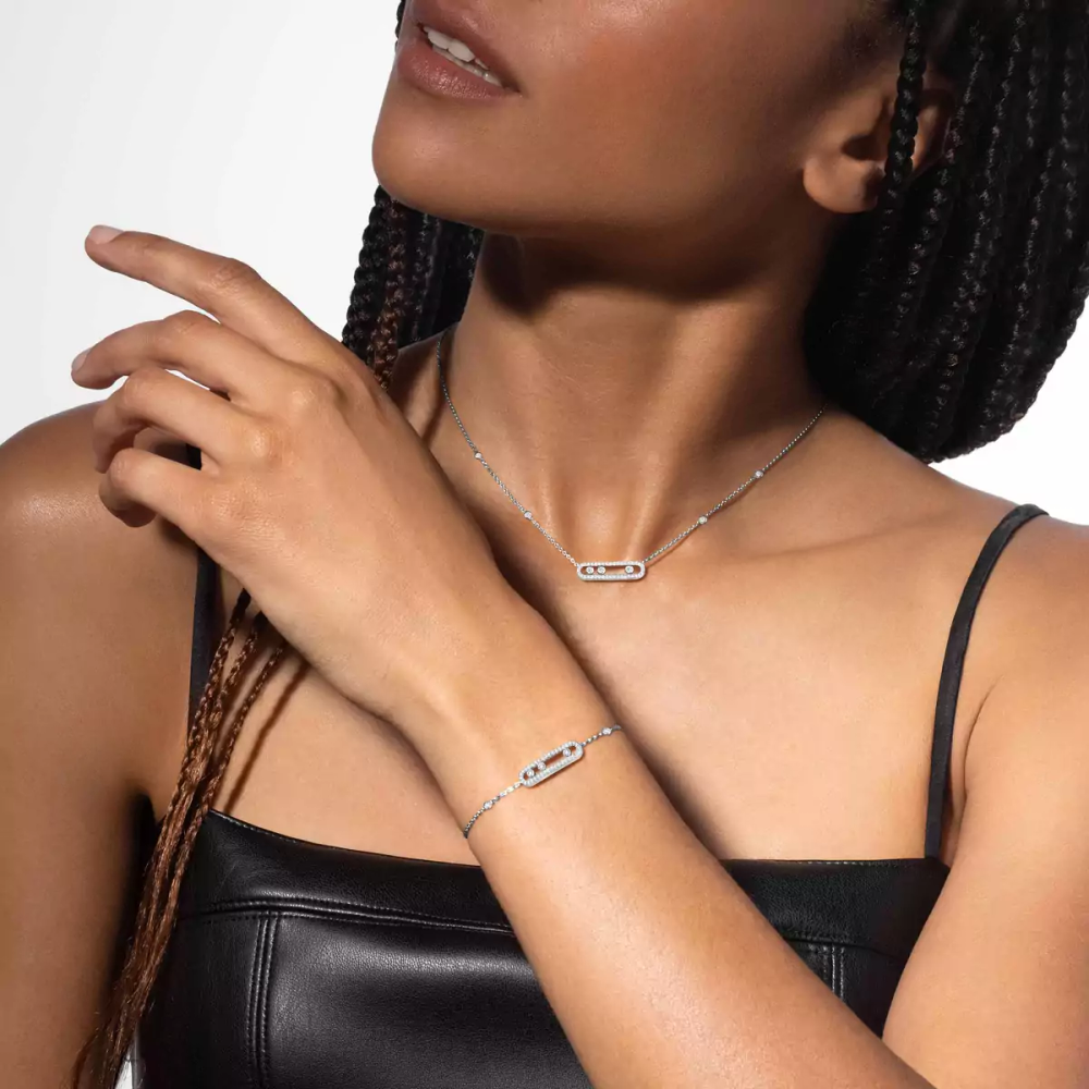 Bracelet Move Classique pavé, petit modèle
