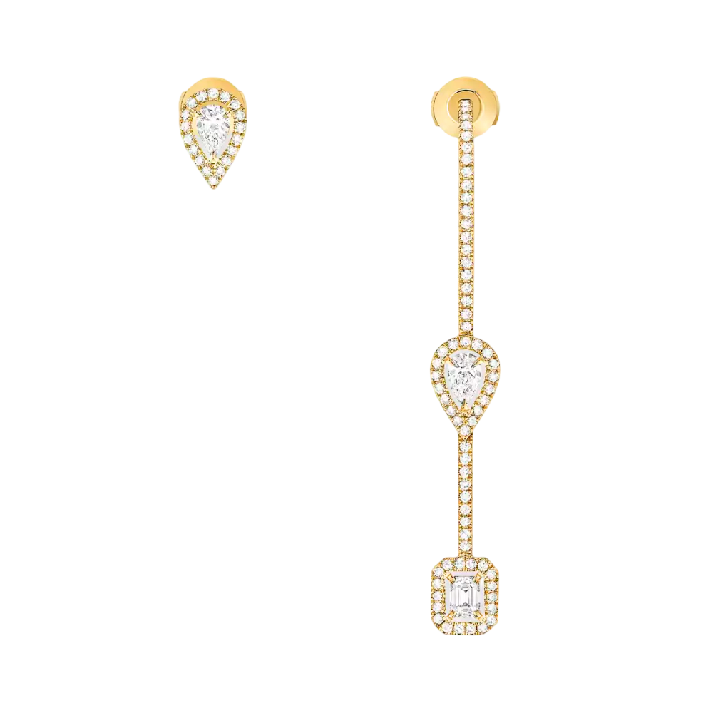 Boucles d'oreilles asymétriques My Twin
