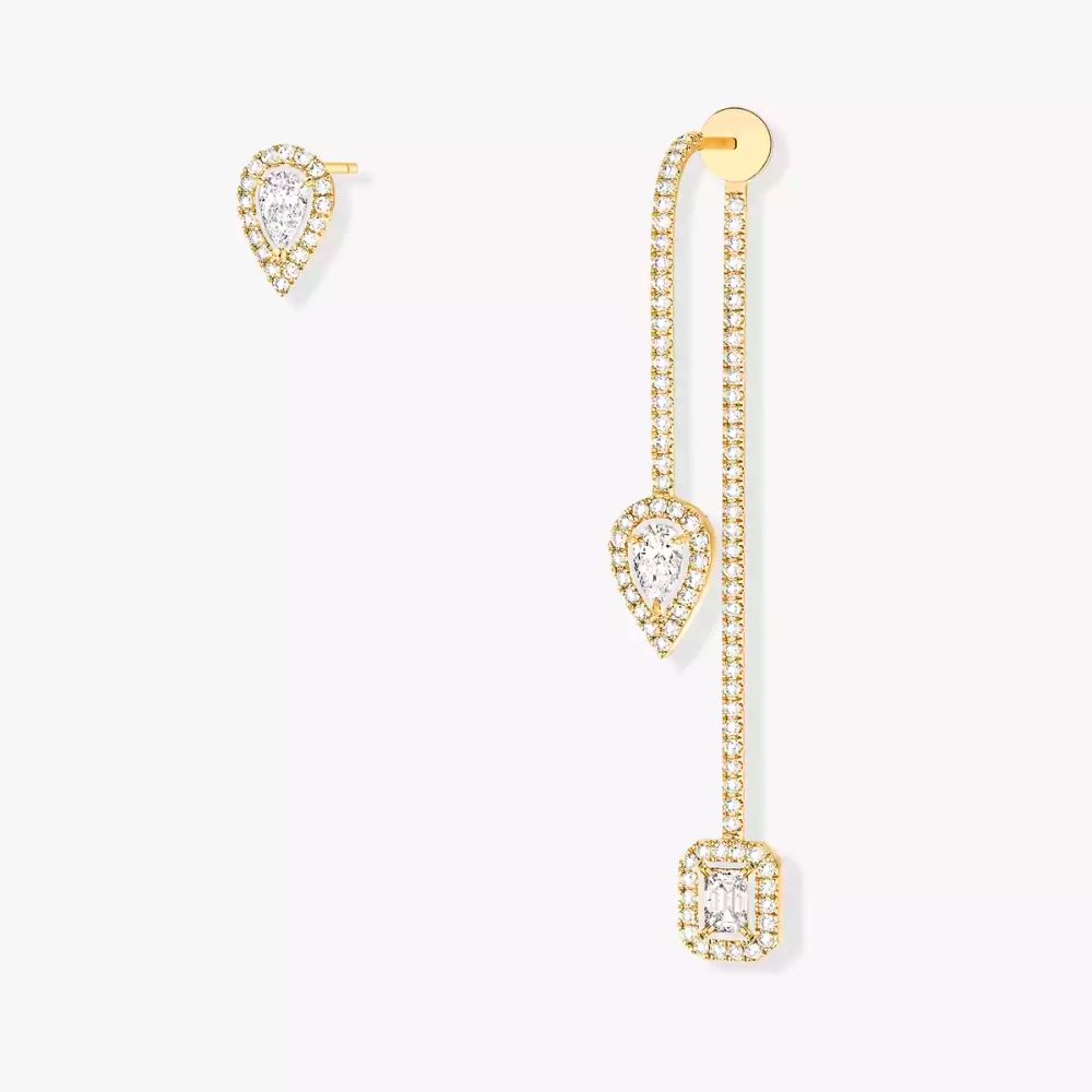Boucles d'oreilles asymétriques My Twin