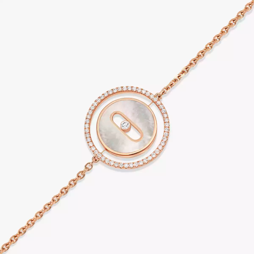 Bracelet Lucky Move nacre blanche, petit modèle