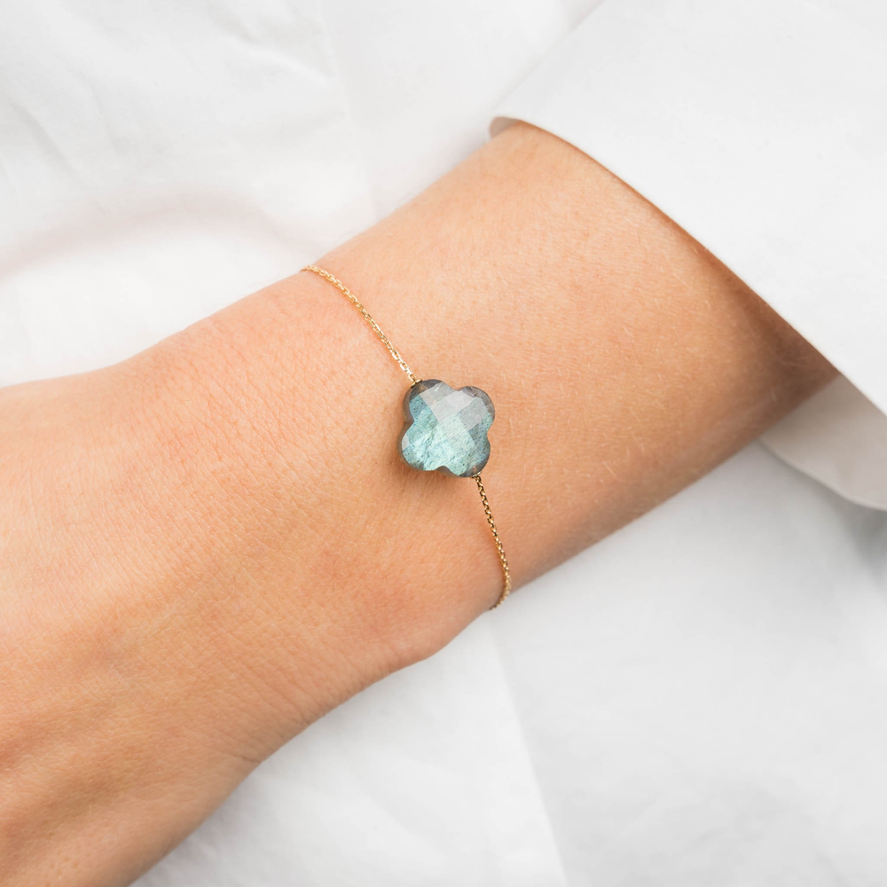 Bracelet, Labradorite, Or Jaune