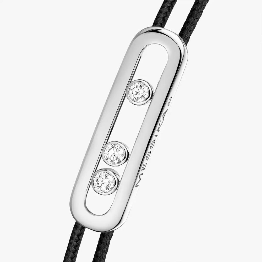 Bracelet cordon Messika Care(s) noir