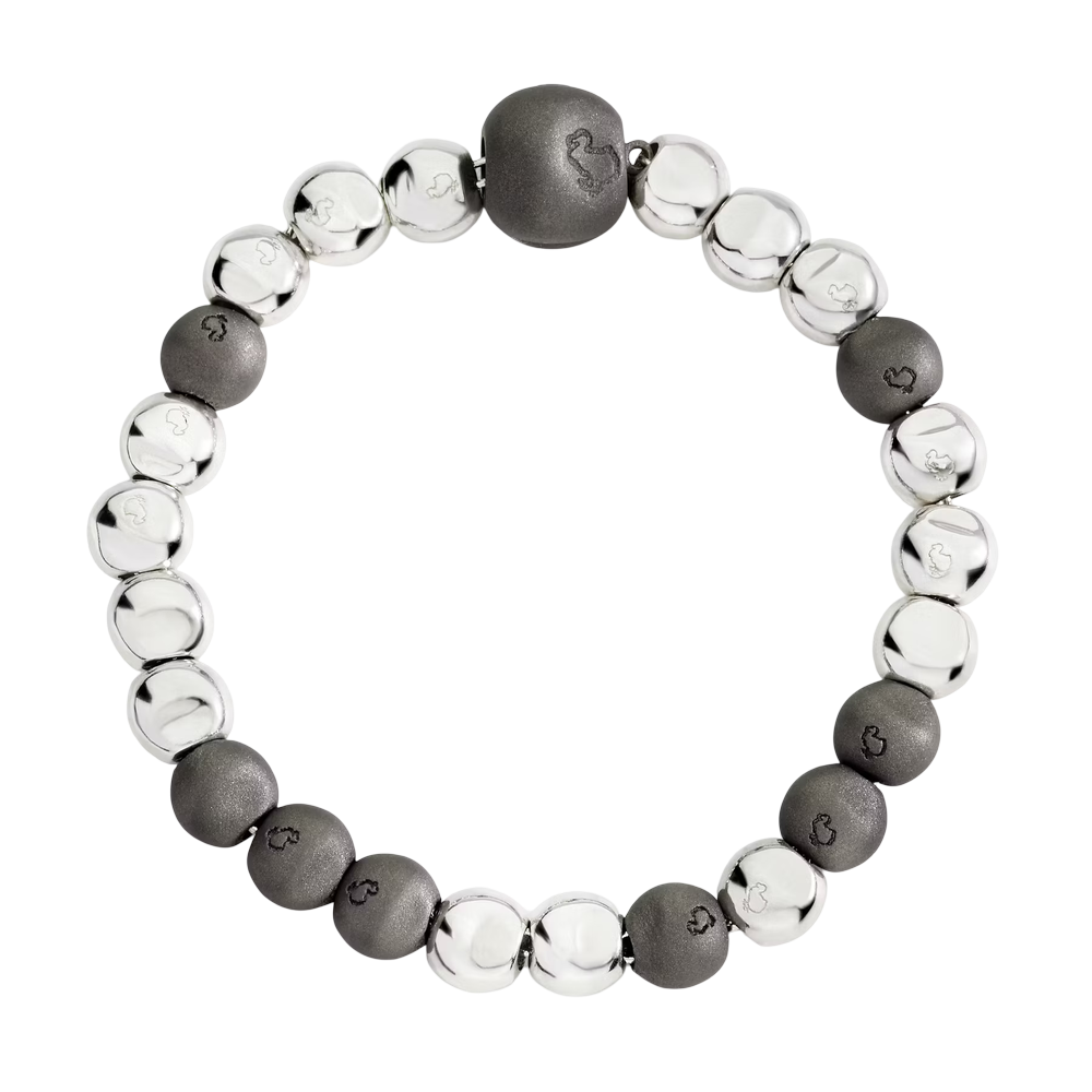 Bracelet Pepita Argent Et Titane